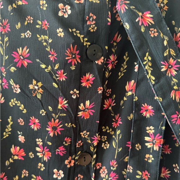 NWT Christopher & Banks Faux Wrap Midi Skirt - Picture 3 of 9